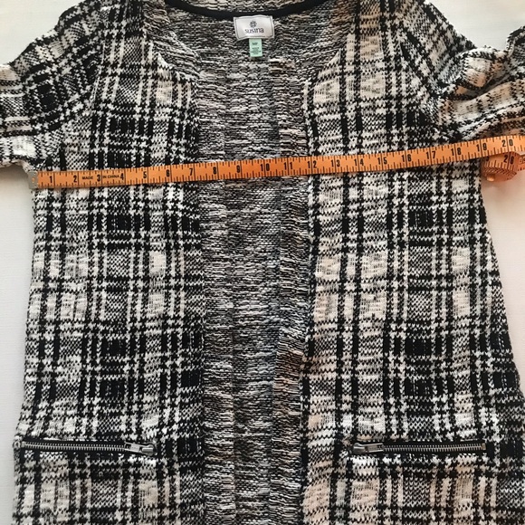Susina black/white cardigan size MP - Picture 6 of 7